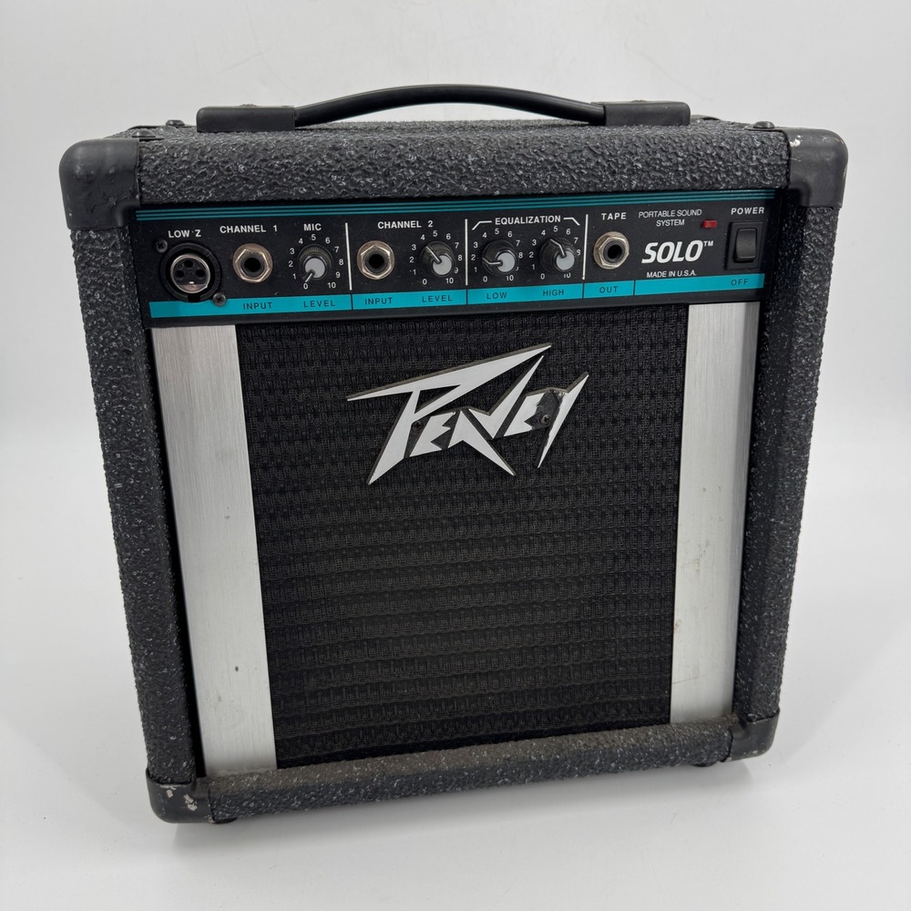 Peavey Solo Portable Sound System Amp Unisex OS Black 15W Dual Channel USA Made